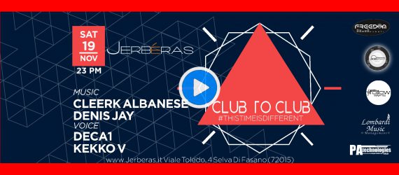 Club To Club This Time Is Different Jerbéras Banner
