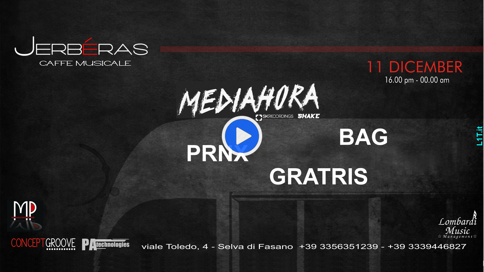 Caffè Musicale Concept Groove Jerbéras Banner