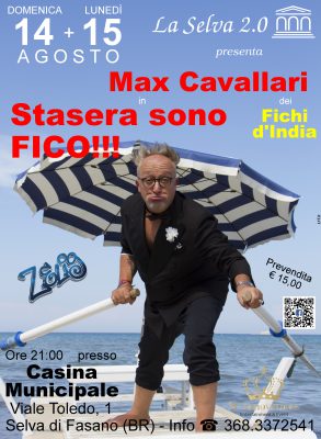 Max Cavallari [Fichi d'India]: Stasera sono FICO @ Casina Municipale