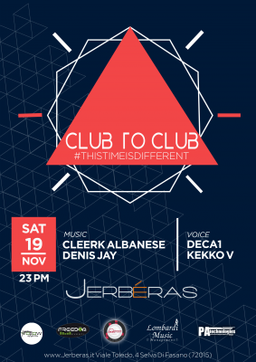 Club To Club This Time Is Different Jerbéras Locandina