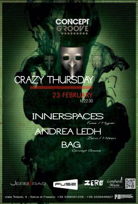 Crazy Thursday Concept Groove Fuse Zerø Jerbéras